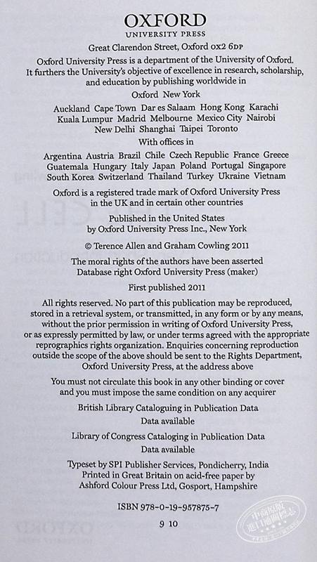 预售 【中商原版】The Cell: A Very Short Introduction 英文原版 牛津通识系列：细胞 Terence Allen,Graham J. Cowling 商品图4
