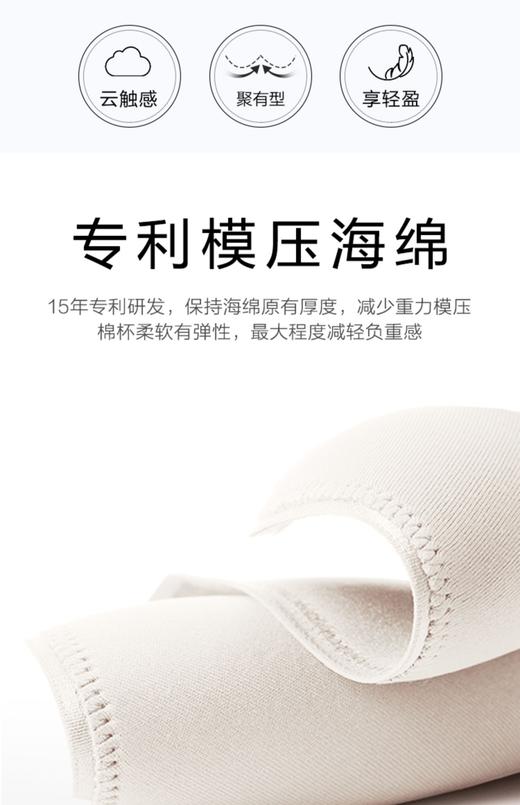 5F EmbryForm安莉芳东方魅力蕾丝轻柔杯无钢圈聚拢文胸 商品图2