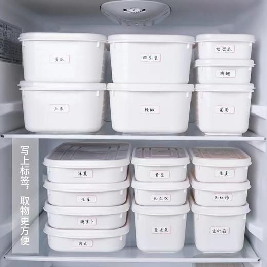 【日本进口便当盒】冰箱专用微波炉饭盒收纳冷冻密封盒蔬菜塑料保鲜盒 商品图2