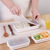 【日本进口便当盒】冰箱专用微波炉饭盒收纳冷冻密封盒蔬菜塑料保鲜盒 商品缩略图1