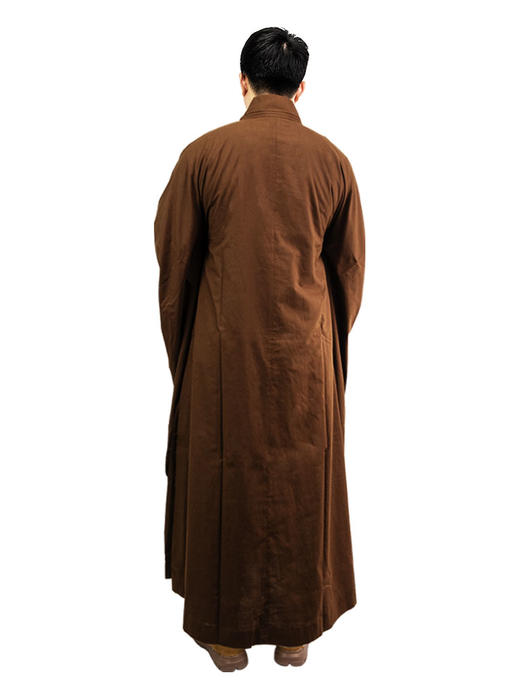 【相牌】高档木棉广袖海青居士服女男同款 诵经法会僧服 庄严垂阔 商品图4