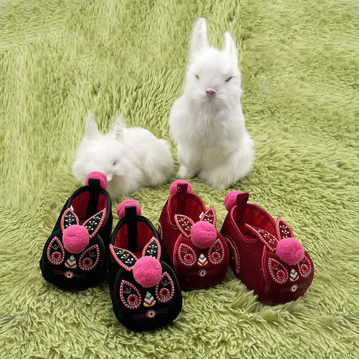 内联升童鞋宝宝生肖兔鞋5379C 商品图1