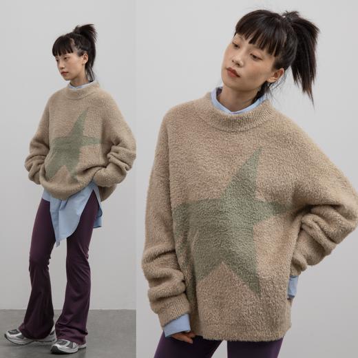 cryingcenter 仿熊毛海星毛衣 软糯质地宽松舒适 商品图2