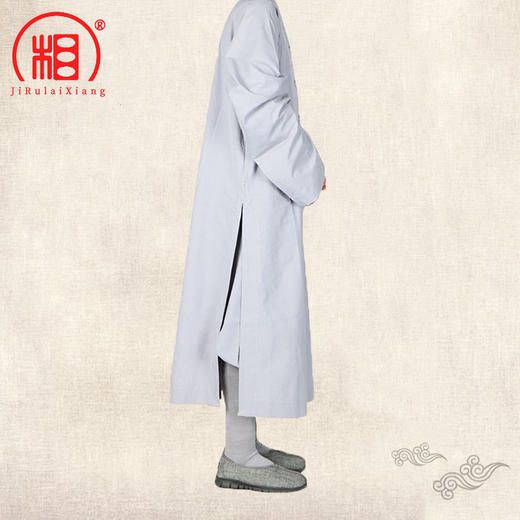 【相牌】涤棉中卦夏季 透气吸汗僧衣 僧服出家人僧衣中褂配裤子 商品图3