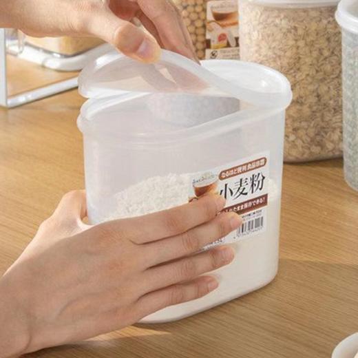 【sanada日本进口小麦粉收纳盒】塑料冰箱密封盒杂粮面粉罐干货储物粉收纳盒 商品图3
