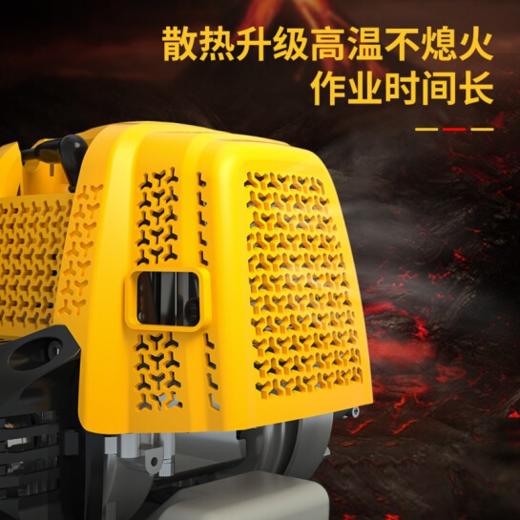 得力DL585408汽油打草机侧挂式四冲程(黄) 商品图4