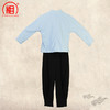 【相牌】全棉儿童唐装 布扣 纯色 汉服男女  民族服装时尚百搭 商品缩略图2