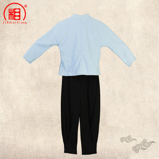 【相牌】全棉儿童唐装 布扣 纯色 汉服男女  民族服装时尚百搭 商品图2