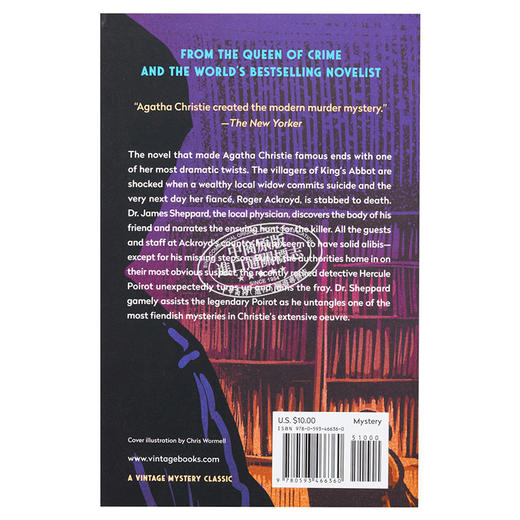 预售 【中商原版】阿加莎系列 罗杰谋杀案 The Murder of Roger Ackroyd 英文原版 Agatha Christie 推理 侦探 流行 奇幻 小说 商品图1