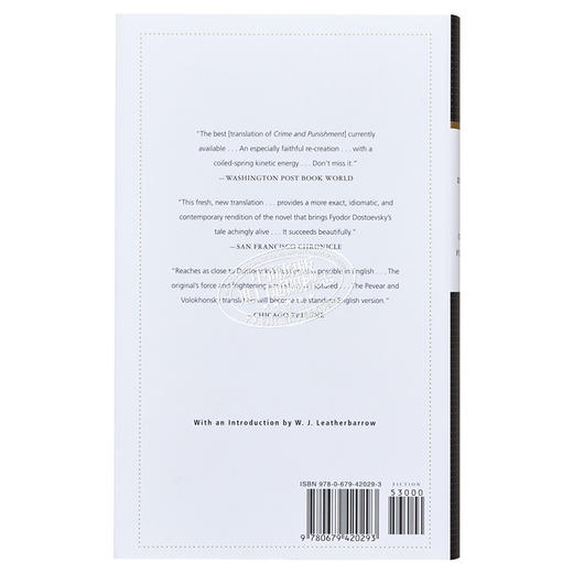 【中商原版】陀思妥耶夫斯基 罪与罚 英文原版 Everyman s Library Classics Crime and Punishmen 经典名著 Fyodor Dostoevsky 商品图1