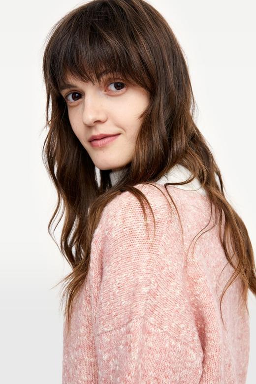 URBAN REVIVO 拼色少女针织毛衣 9643 商品图5