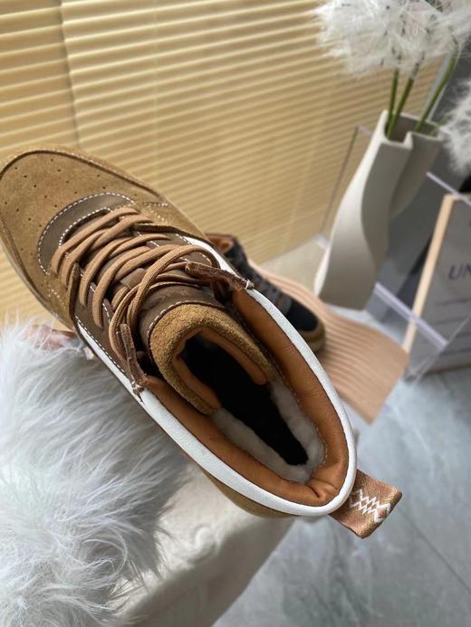 【男款】河南桑坡雪地靴 拼色高帮经典款皮毛一体39-44码 商品图2