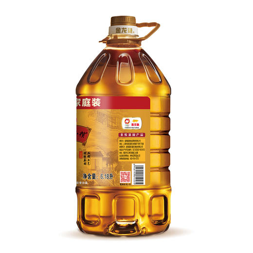 金龙鱼外婆乡小榨菜籽油6.18L 商品图1