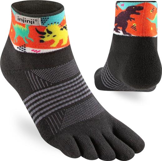 injinji五指袜中筒光谱恐龙DIN/森林EVE/海鸥PUF/春天VER加厚马拉松越野跑登山coolmax 商品图0