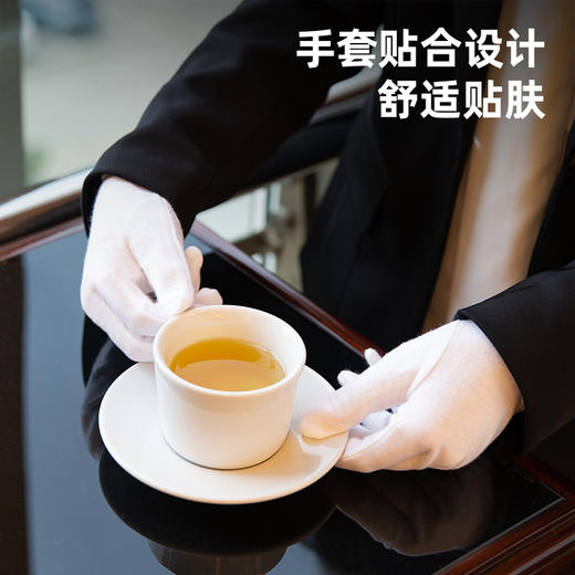 得力DL521011礼仪手套(白) 商品图1