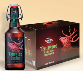 青岛啤酒13.8度380*8琥珀拉格箱啤礼盒