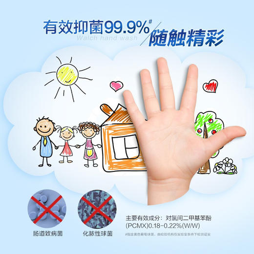 威露士 泡沫洗手液（健康呵护）300ml 有效抑菌99.9% 保障家人健康 泡沫丰富易冲洗 商品图2