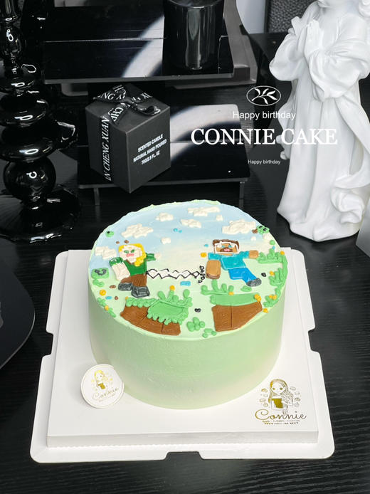 【1269】我的世界手绘蛋糕 商品图3