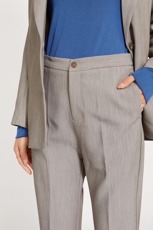 ESTELLICA 浅灰色英伦风通勤西装裤套装 10370 商品图4