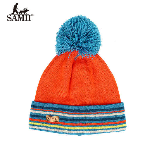 SAMII萨米帽子男女冬天保暖针织帽情侣款加厚毛线套头滑雪帽 商品图8