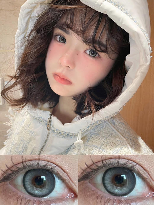 大直径推荐丨雪绒花·Leenscolor丨14.5mm（年抛/2片装） 商品图1