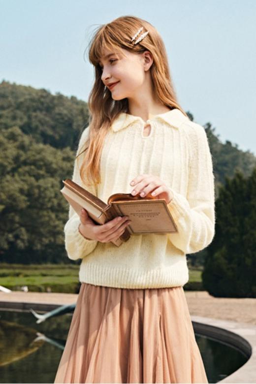 LED'IN 俏皮翻领套头衫 10215 商品图0