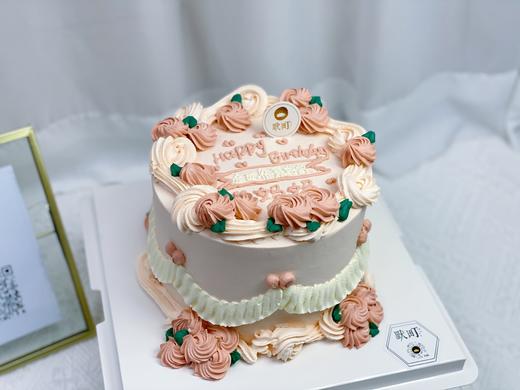 裸粉色·全世界最好的妈妈裱花蛋糕 商品图1