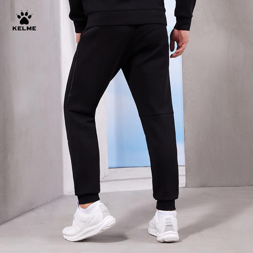 KELME卡尔美针织运动裤男2022秋冬新款长裤女灰色训练运动服套装 商品图2