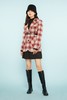 Le Malene 复古红色格纹西装外套 11183 商品缩略图3