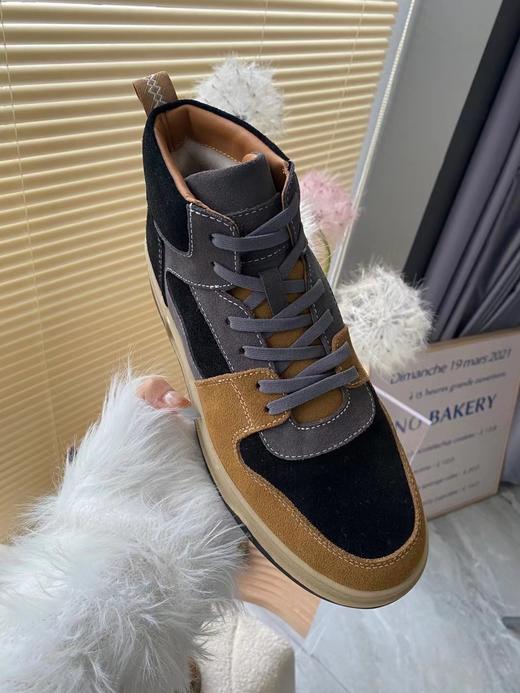 【男款】河南桑坡雪地靴 拼色高帮经典款皮毛一体39-44码 商品图4