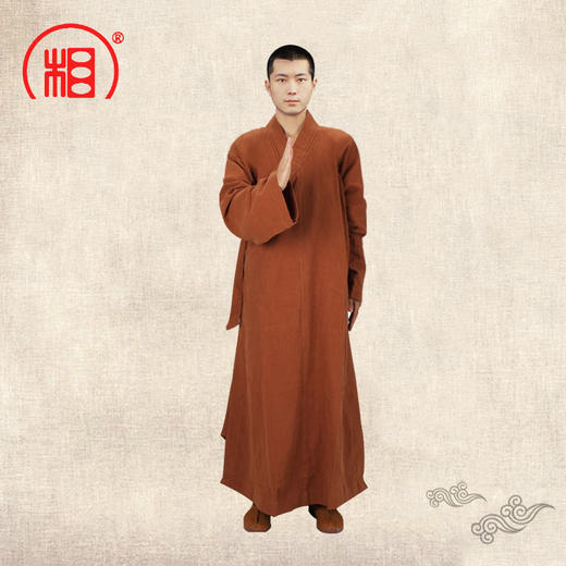 【相牌僧服旗舰店】高档木棉磨毛长褂 秋冬加厚保暖长衫 加厚大卦 商品图2