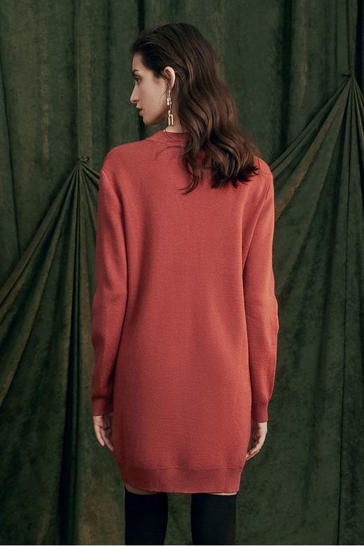 SIEGO 肉粉色字母针织连衣裙 9498 商品图4