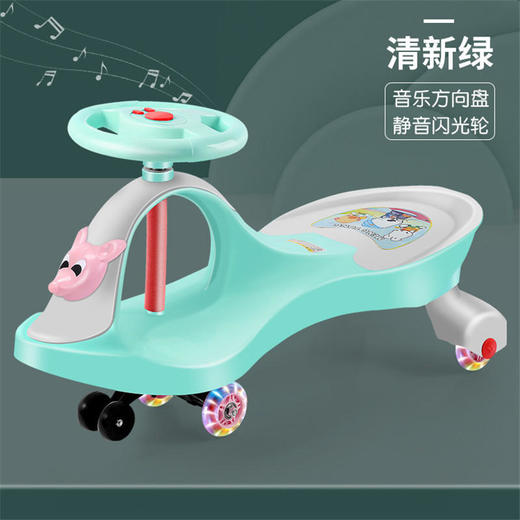 儿童扭扭车1-3-6岁溜溜车万向静音轮宝宝滑行玩具摇摆车扭扭车 商品图6