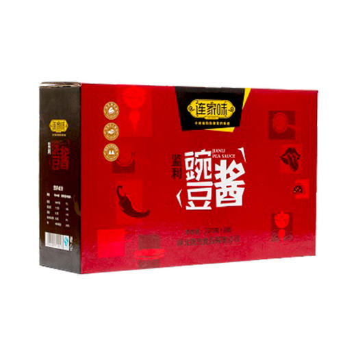 连家味豌豆酱礼盒装 8瓶*260g/提 商品图0