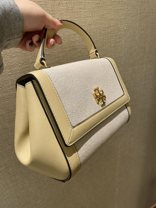 好嗲的一只包！4折好价！Tory burch juliette奶黄拼米色手提斜挎包 只要¥2050直邮到手！ 商品图1