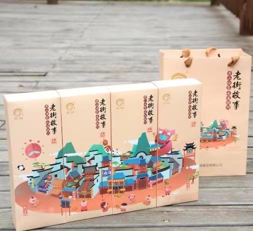 老街故事烧饼礼盒185g*4盒 商品图0