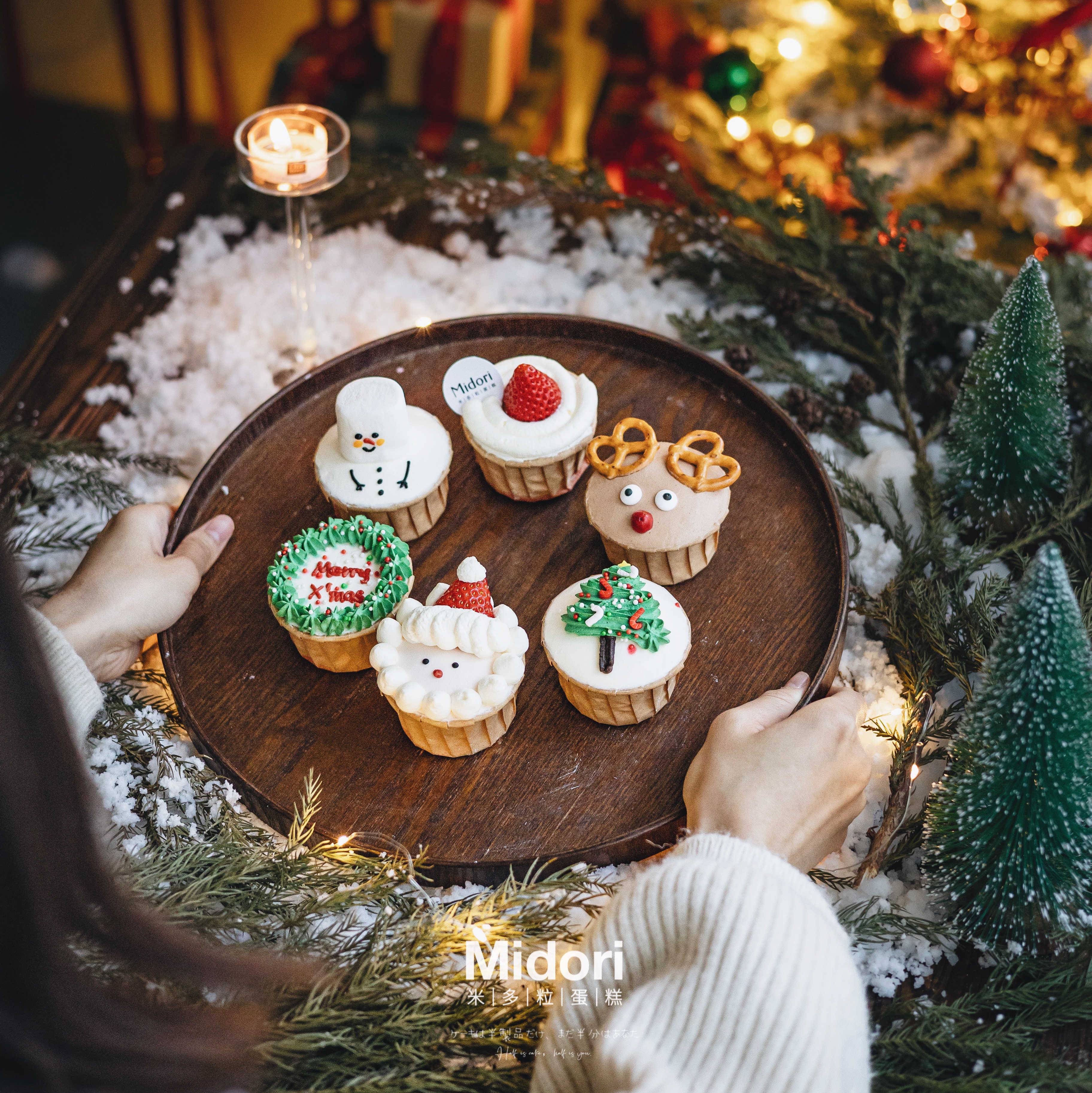 手绘圣诞纸杯 | 圣诞系