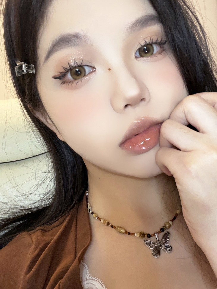 KIRAFAIRY年抛隐形眼镜 富贵金栗14.5mm 1副/2片-VVCON美瞳网15