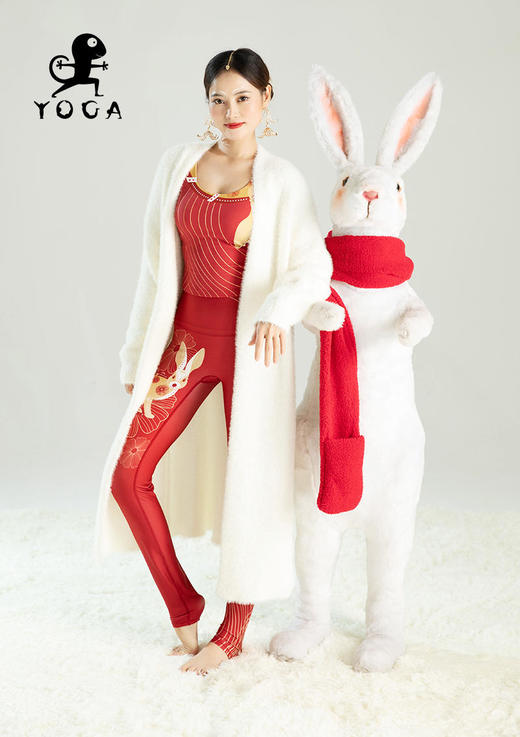 壁虎瑜伽【2212SY214】防水貂绒长款外套【5天发货】（无胸垫） 商品图0