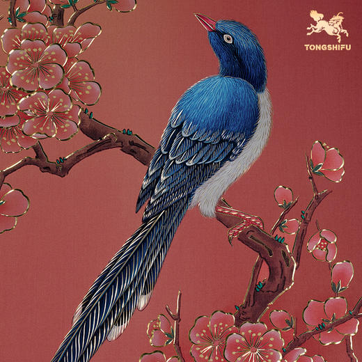 铜师傅 手工錾刻 铜雕画 《喜气盈门》客厅玄关沙发背景墙装饰画 商品图3