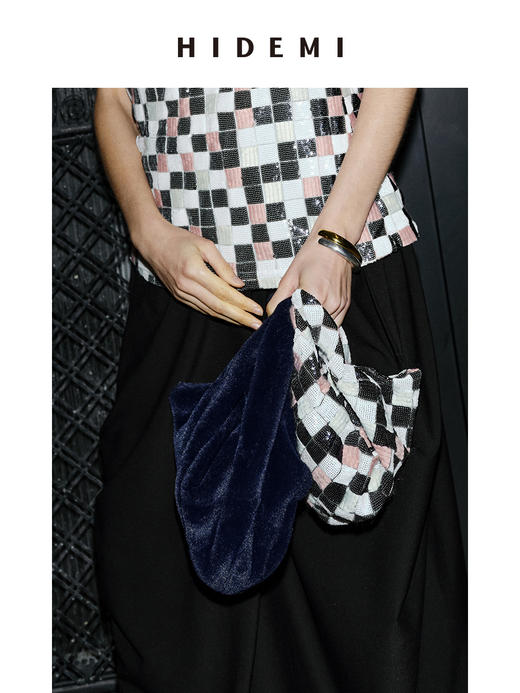 HIDEMI 节日系列毛毛行囊小号 商品图5