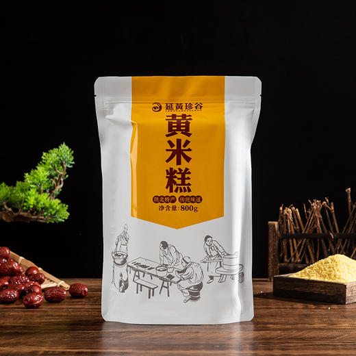 陕北传统美食软油糕纯软黄米年糕 商品图3