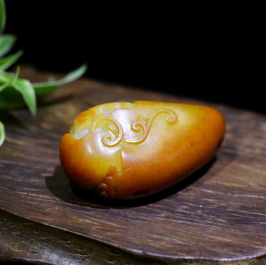 和田玉（白玉）籽料挂件--喜事连连18.07g 商品图2