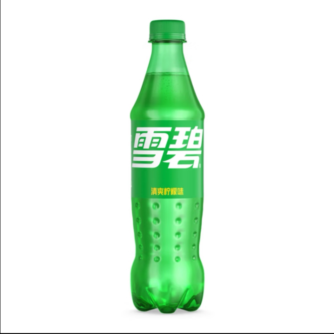 雪碧清爽柠檬味汽水500ml