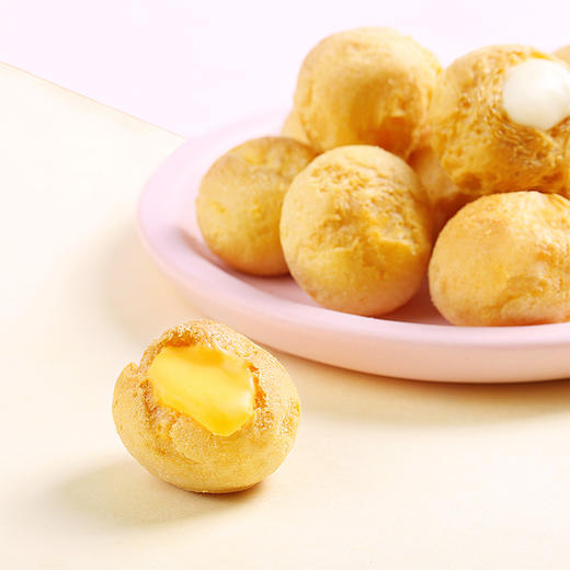 百草味 泡芙(牛奶味) 60g/盒*3【CZ】 商品图1