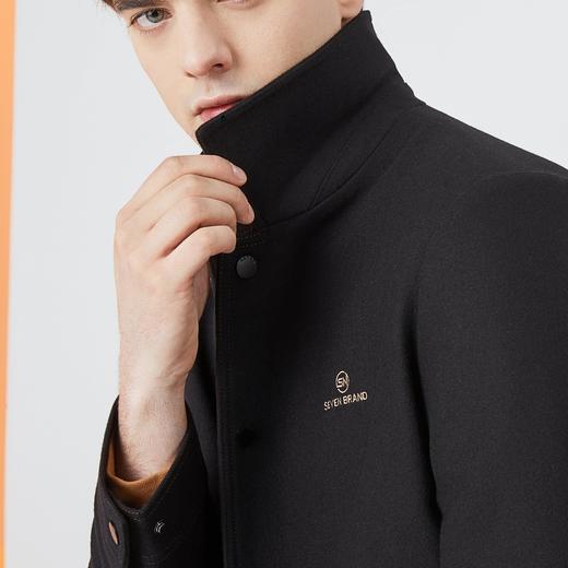 【特价】【含羊毛工装】柒牌毛呢夹克男冬季厚款时尚潮流翻领外套茄克衫	123D70310 商品图1