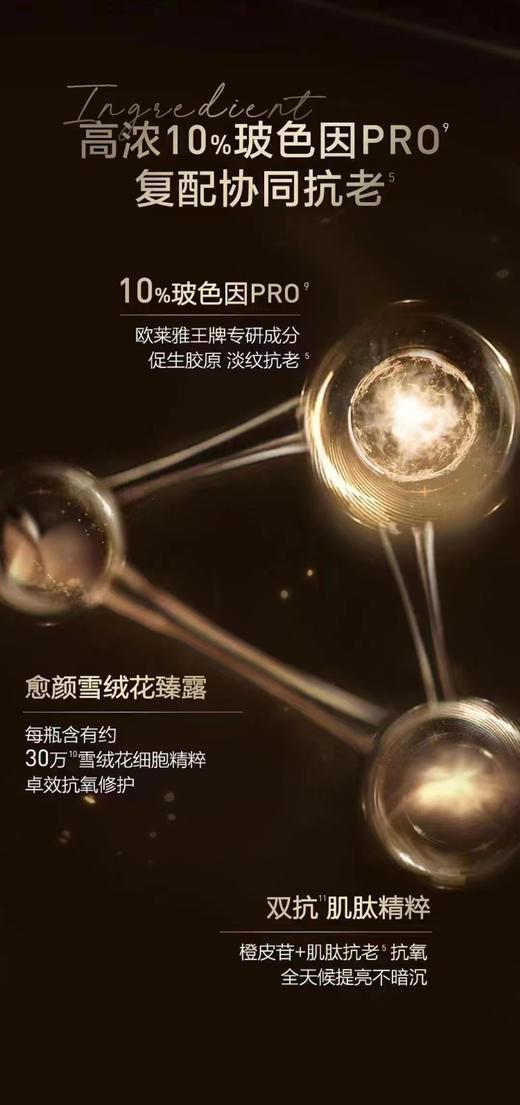 1F欧莱雅金致臻颜浓缩肌活修护精华液30ML 商品图2