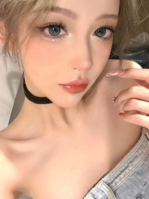 日抛 Deerbell  琉璃梦 14.2 光圈蓝 商品图5