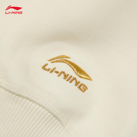 李宁（LI-NING）李宁卫衣女日进斗金主题女子套头连帽外套上衣AWDT056 商品图8