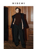 HIDEMI 节日系列可拆卸腰包设计感阔腿西裤 黑色/灰色 商品缩略图11